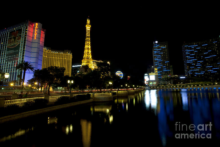 Las Vegas Strip at Night Photograph by Anthony Totah