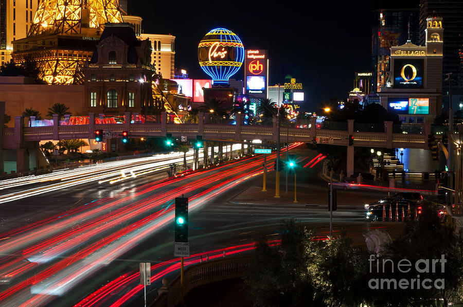 Las Vegas Strip Photograph by Eddie Yerkish