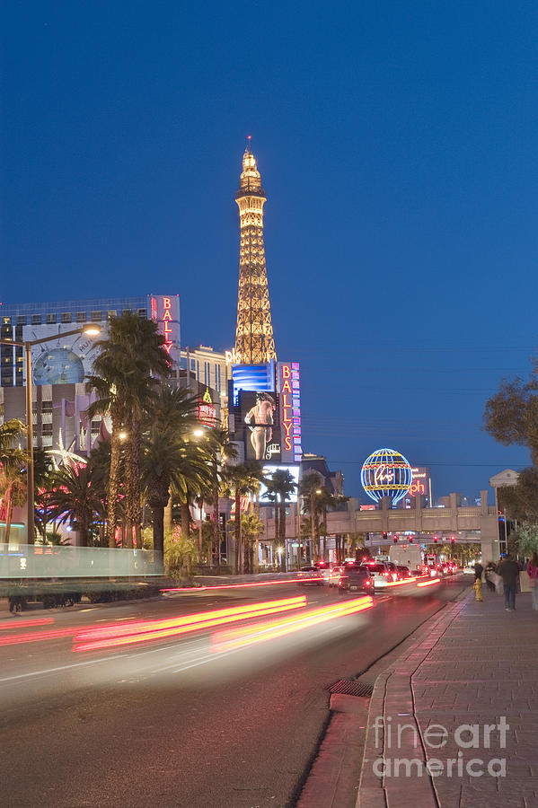 Glittering Boulevard Las Vegas Photograph by David Zanzinger
