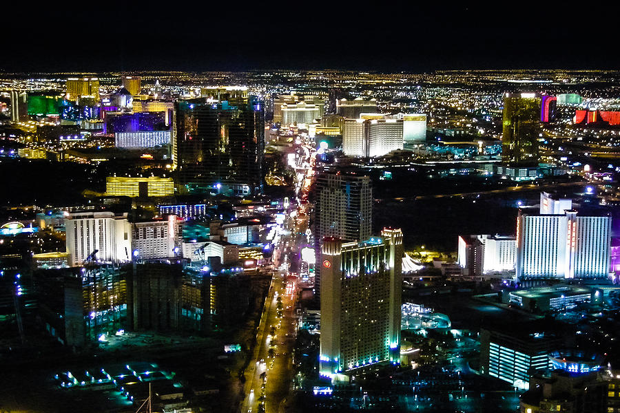 Las Vegas Strip  Photograph by Lars Lentz
