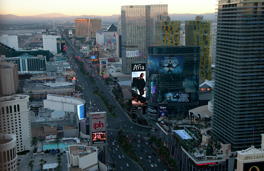 Las Vegas Strip Photograph by Mitch Diamond