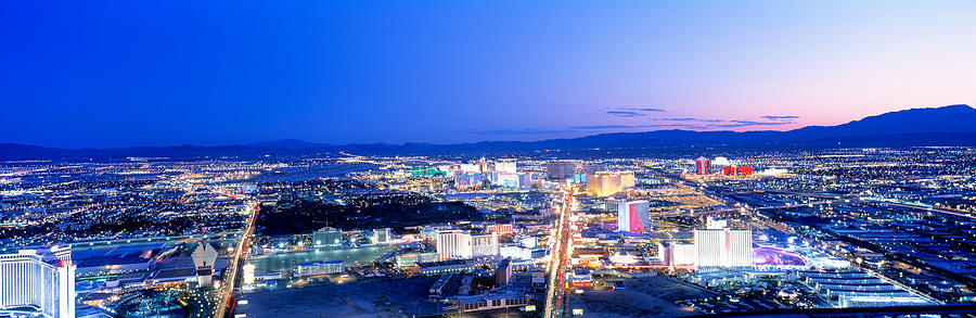 Las Vegas Photograph - Las Vegas Strip, Nevada, Usa by Panoramic Images