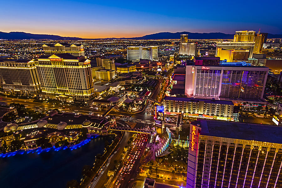 Las Vegas Strip North Photograph by Carl Larson - Fine Art America