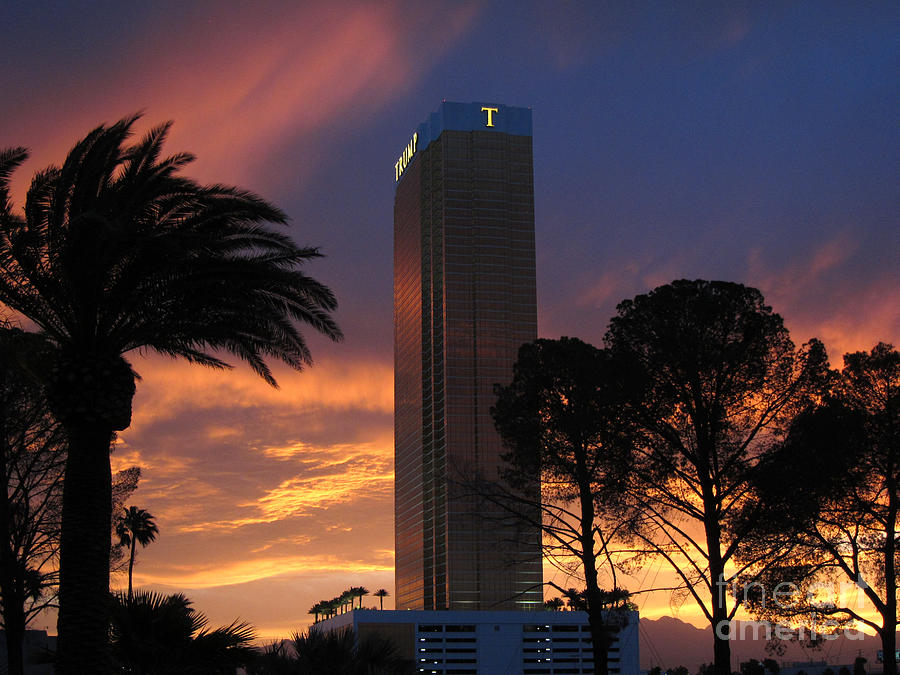 Las Vegas Sunset Photograph by Debra Thompson