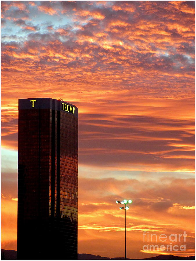 Sunset Photograph - Las Vegas Sunset by Irina Hays