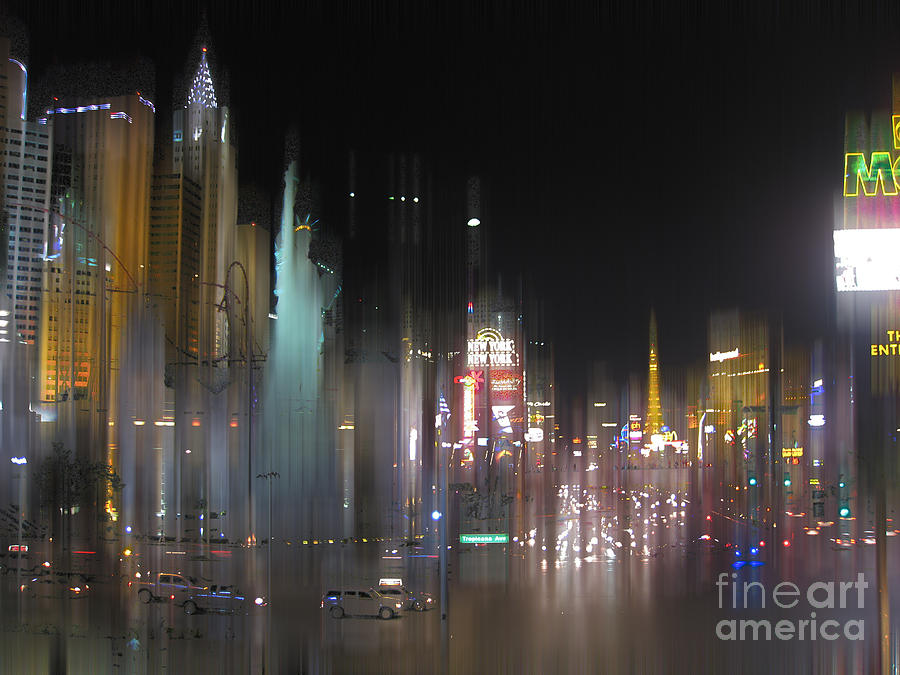 Las Vegas surreal 2 Photograph by Rod Jones