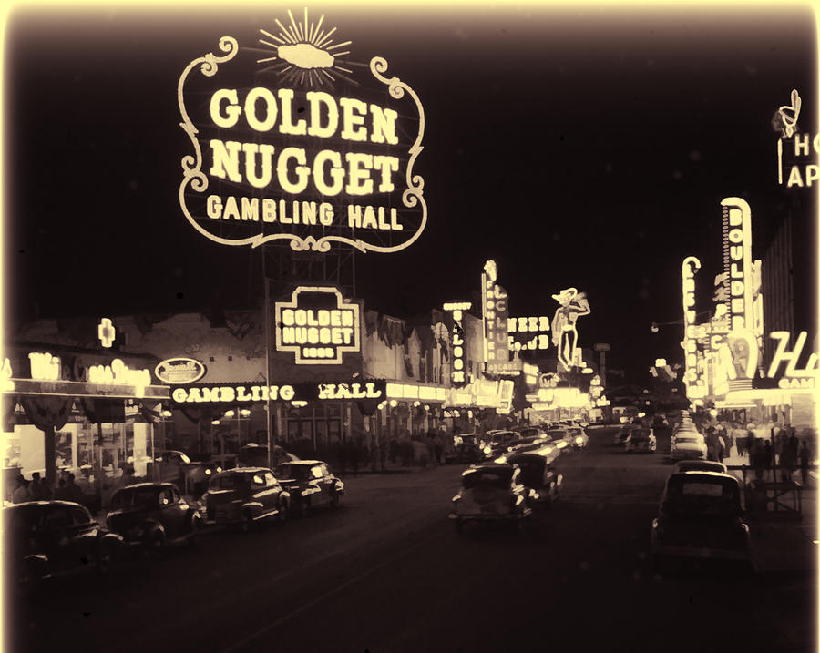 Las Vegas Vintage Digital Art by Cathy Anderson - Fine Art America