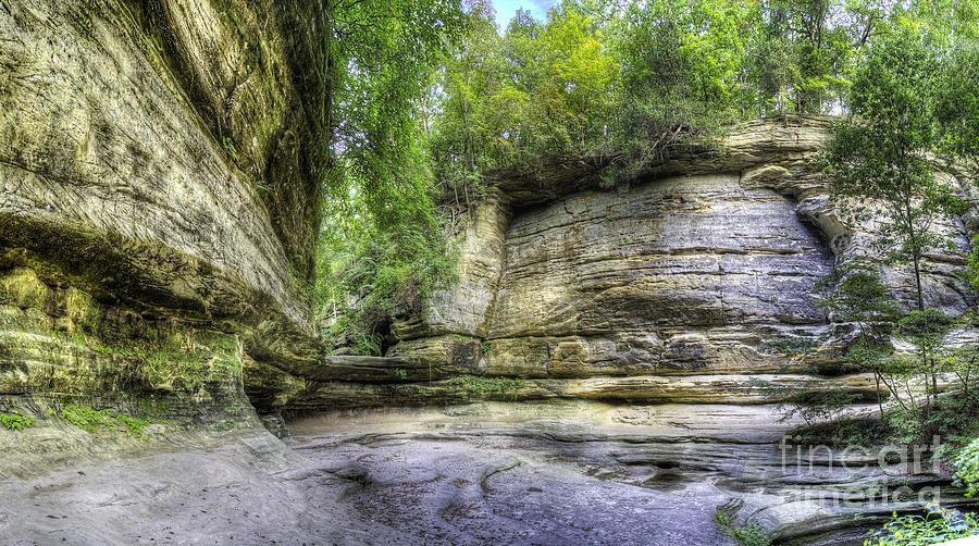 Starved Rock Photograph - LaSalle Canyon at Starved Rock by Twenty Two North Photography
