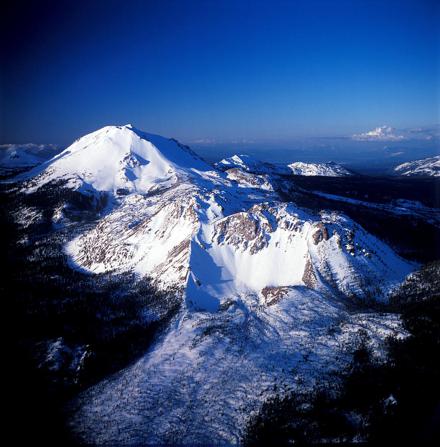 Lassen Peak Photograph by B. W. Marsh