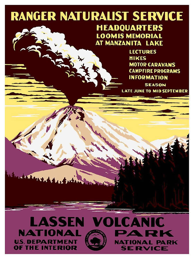 Lassen Volcanic National Park Mixed Media by David Wagner
