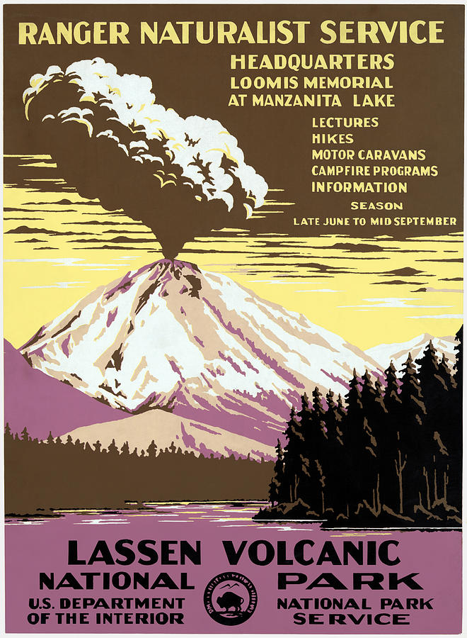 Lassen Volcanic Poster Photograph by Granger
