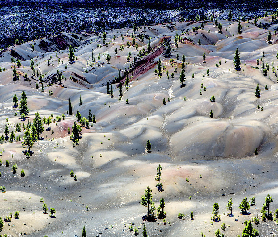 Lassen Volcanic National Park Photograph - Lassens Painted Dunes by Her Arts Desire