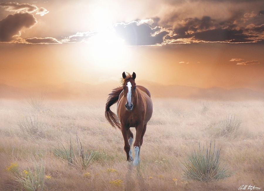 Horse Digital Art - Lassie Come home by Bill Stephens
