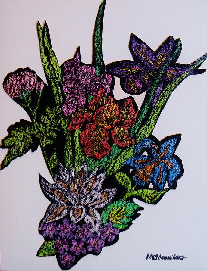 Last Bouquet Painting by Celeste Manning