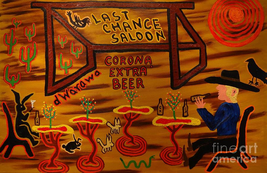 Last Chance Saloon Painting by Douglas W Warawa