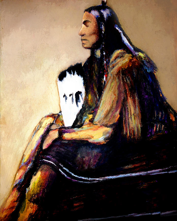 Quanah Parker- The Last Comanche Chief Painting by Frank Botello