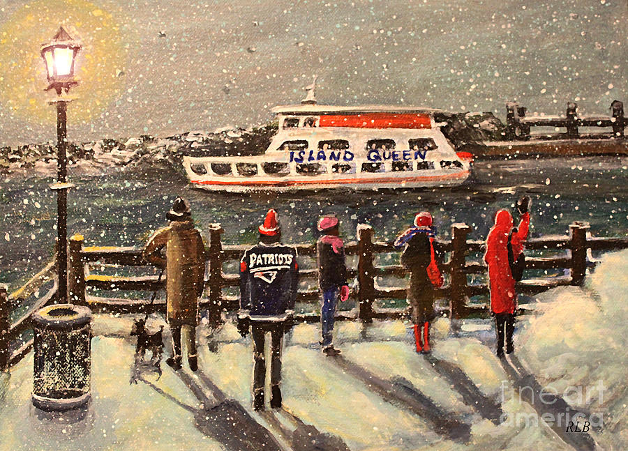 Last Ferry Painting by Rita Brown