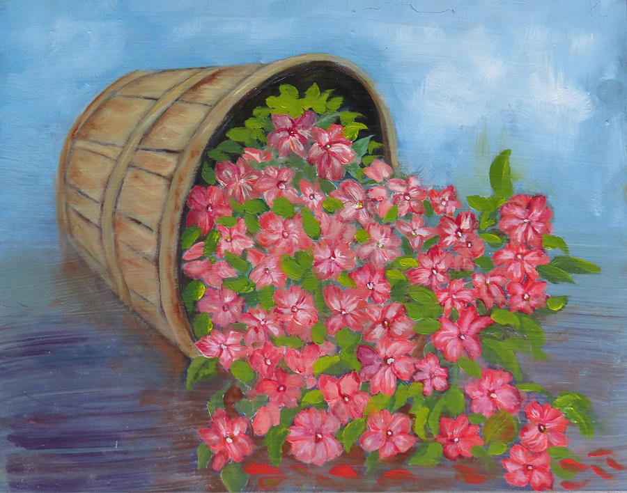 Last Flowers of Summer Painting by Sharon Schultz