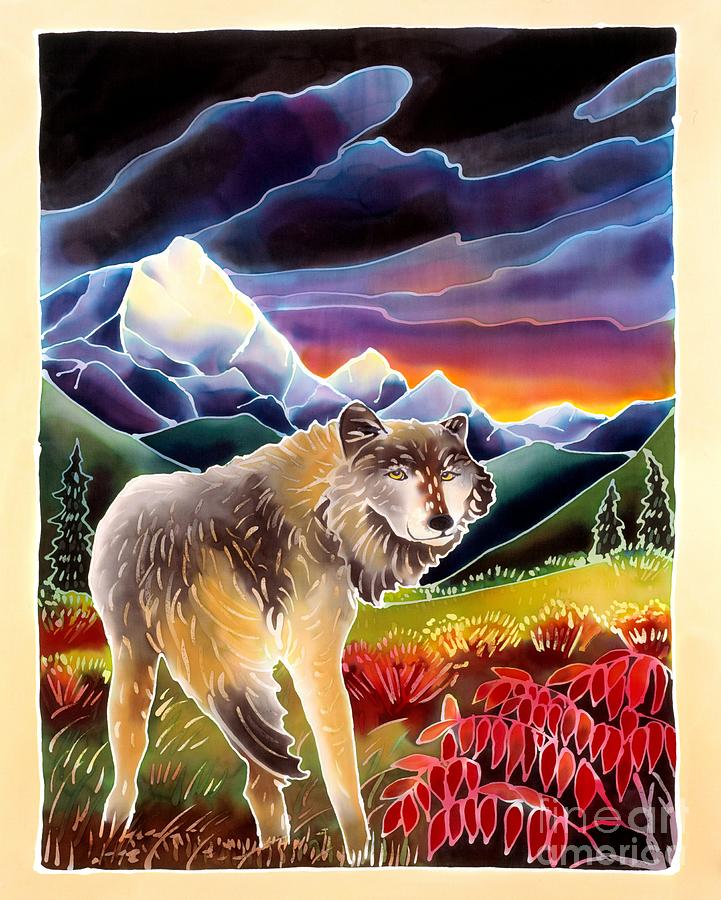 Yellowstone National Park Painting - Last Glance by Harriet Peck Taylor
