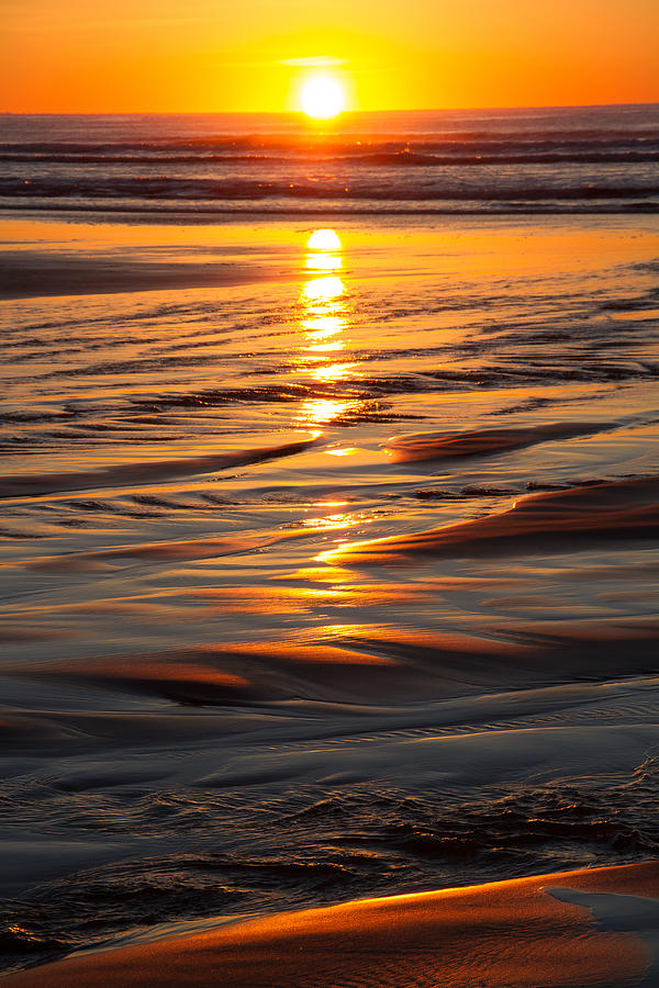 Last Hug Point Sunset 2014 Photograph by Steven A Bash