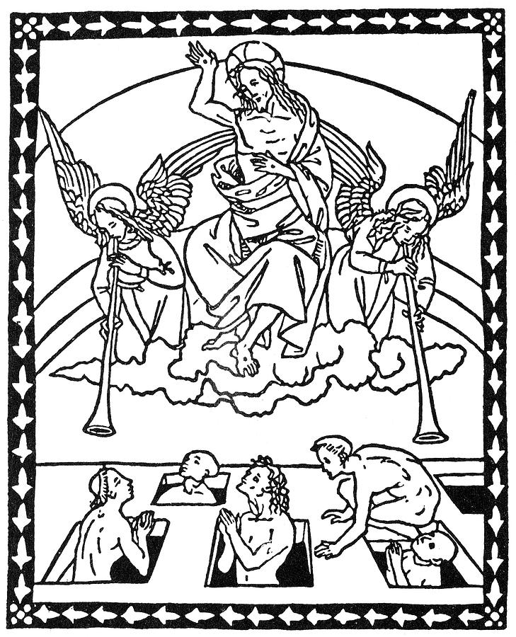 Last Judgement Drawing by Granger