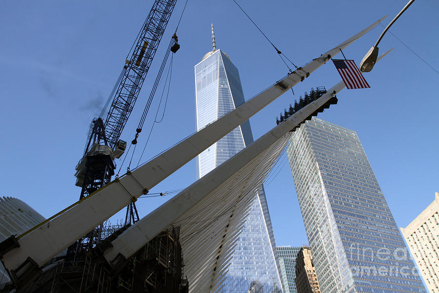 Last Large WTC Oculus Rafter Raised number three Photograph by Steven Spak