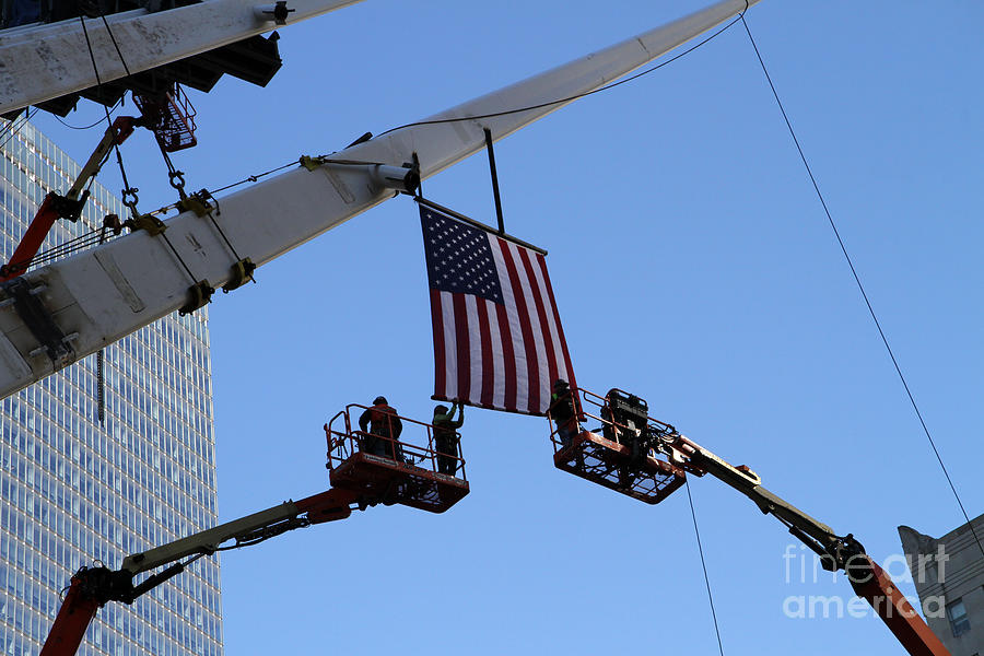 Last Large WTC Oculus Rafter Raised two Photograph by Steven Spak