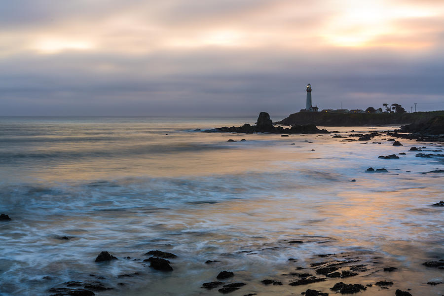 Last Light At Pigeon Point Lighthouse Photograph by Priya Ghose