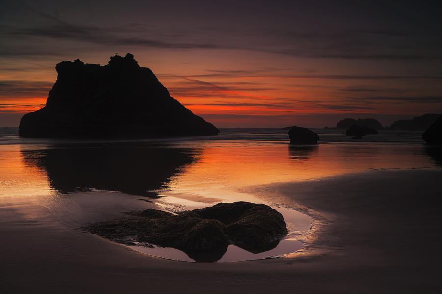 Last Light on the Coast Photograph by Andrew Soundarajan