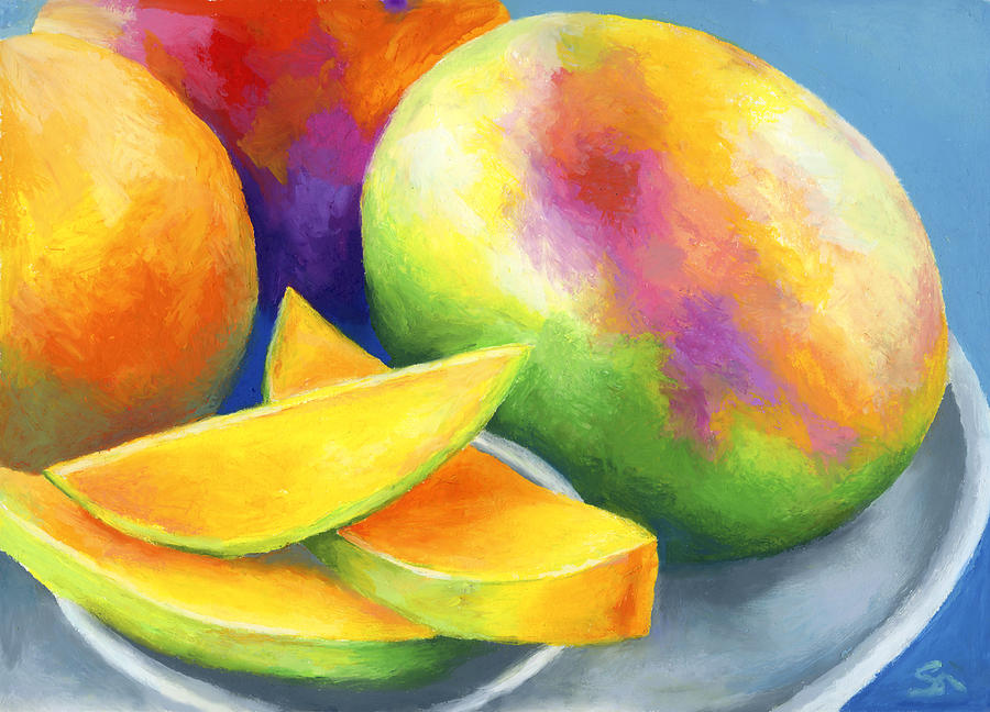 Mango Painting - Last Mango in Paris by Stephen Anderson