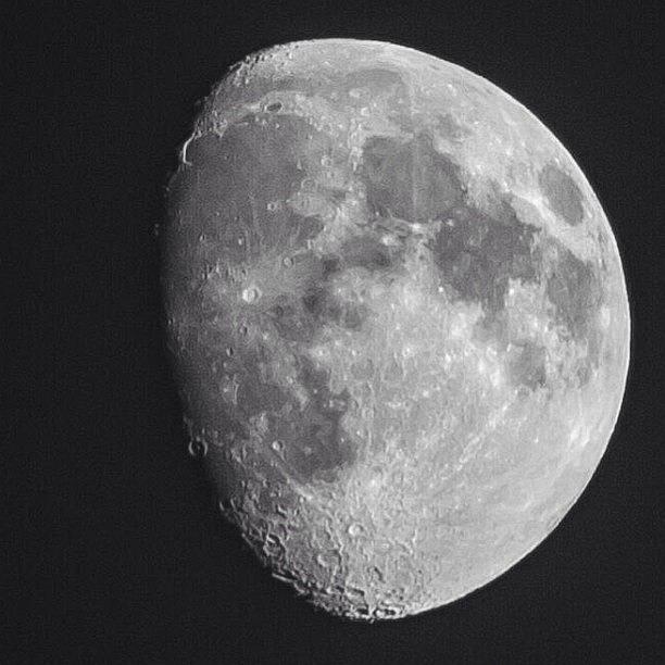 Moonwatch Photograph - Last Nights Moon Over Leeds #moon by Carl Milner