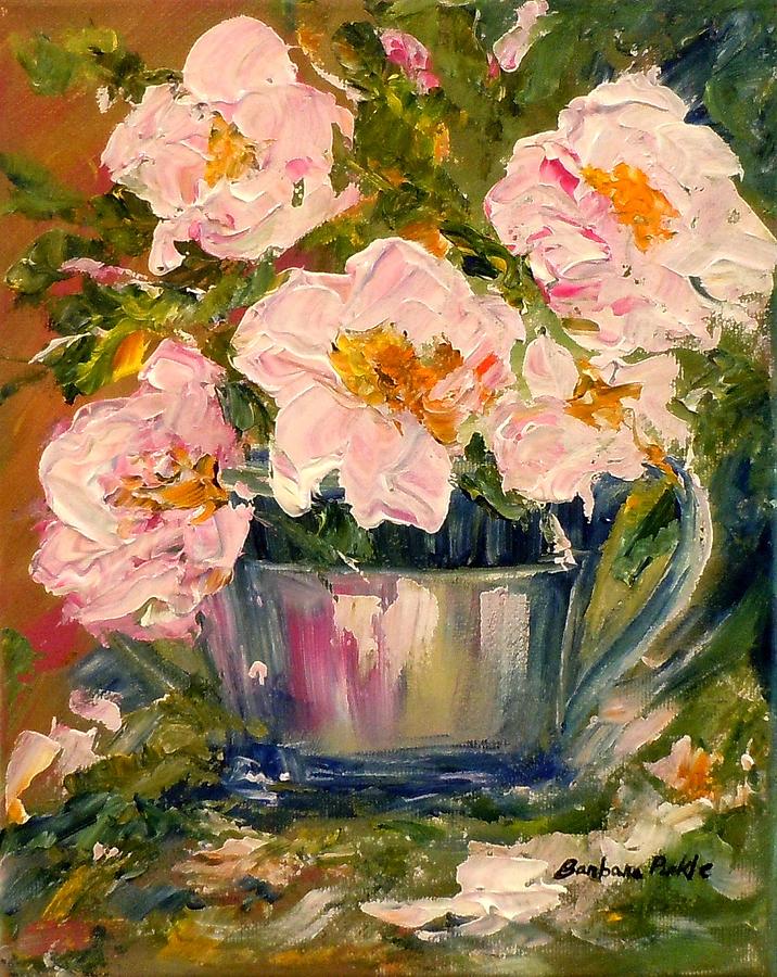 Last of the Roses Painting by Barbara Pirkle - Fine Art America