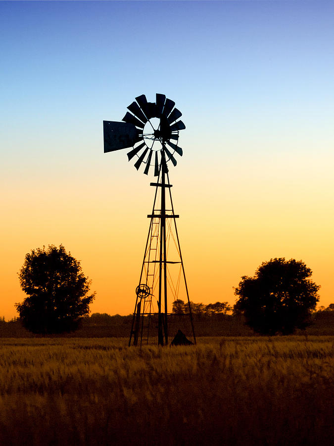 Old Windmill Photograph - Last One Standing by Robert Watcher