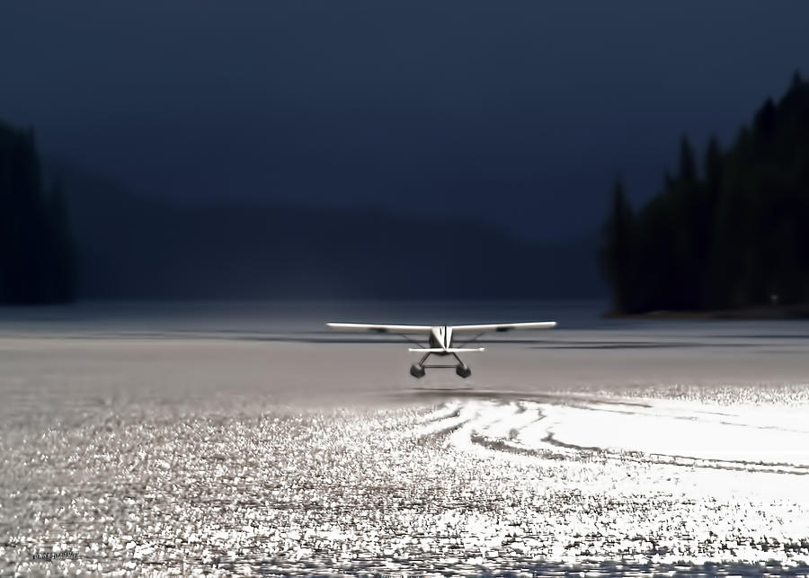 Last Plane Photograph by Jim Lucas