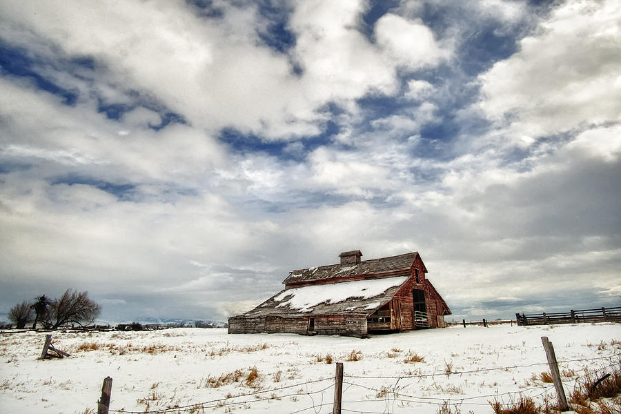 Last Snow Barn Photograph by Mary Jo Allen