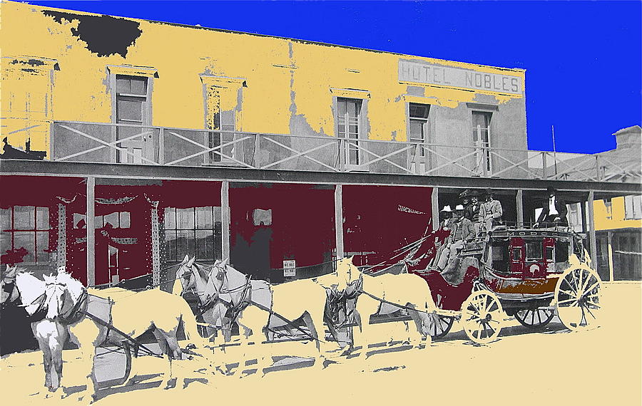 Last stage to Tombstone Arizona Old Modoc 1903-2013 Photograph by David Lee Guss