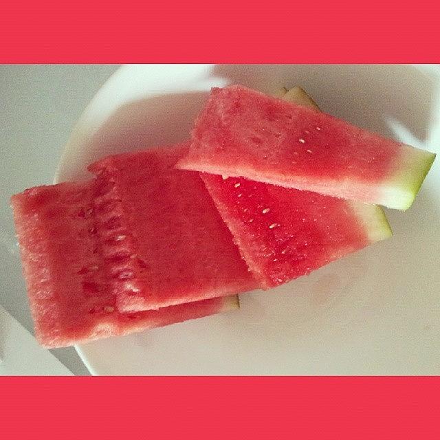 Fruit Photograph - Last Summer. #watermelon #fruit by Crystal Chloe