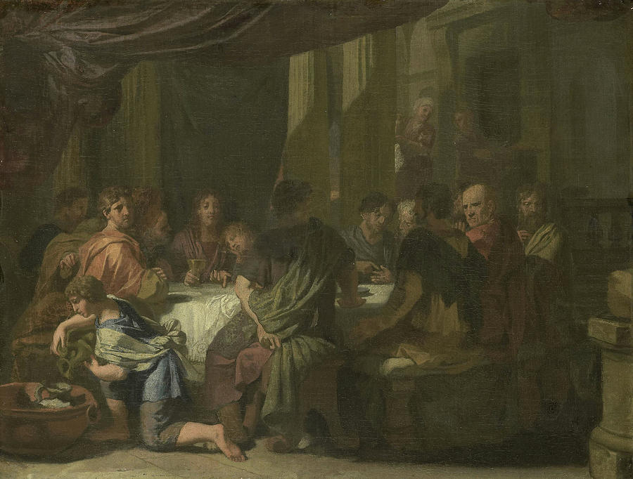 Last Supper, Gerard De Lairesse Drawing by Litz Collection | Fine Art ...