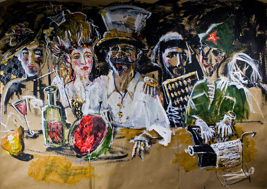 Last Supper Painting by Maxim Komissarchik