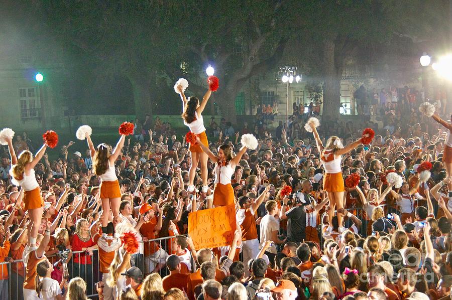 University Of Texas Photograph - Last University of Texas Hex Rally by Sean Griffin