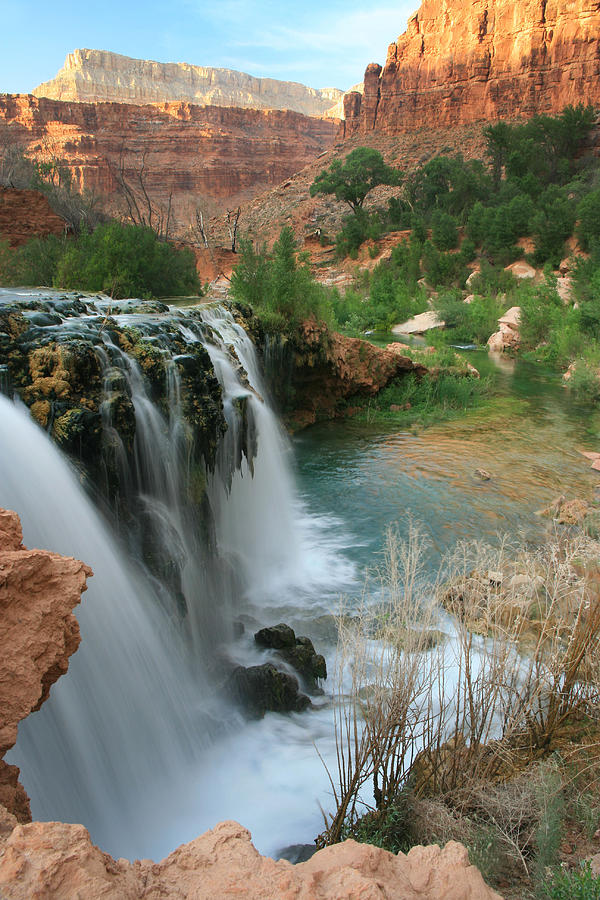 Late Afternoon at Little Navajo Falls  Photograph by Scott Cunningham