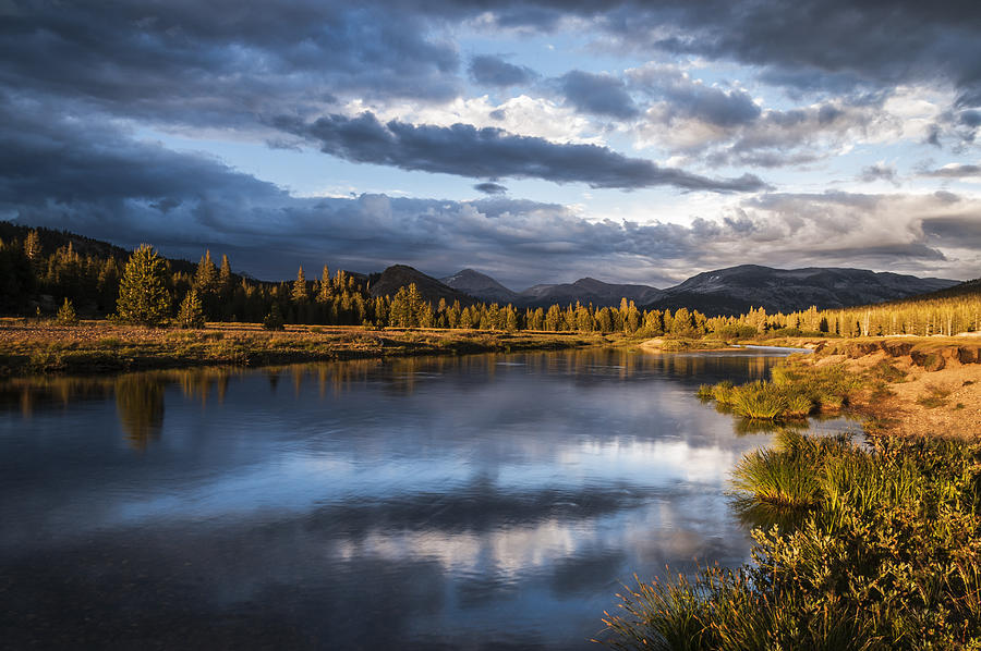 Late Afternoon on the Tuolumne River Photograph by Cat Connor