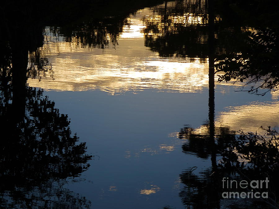 Late Afternoon River Reflections. Photograph by Robert Birkenes