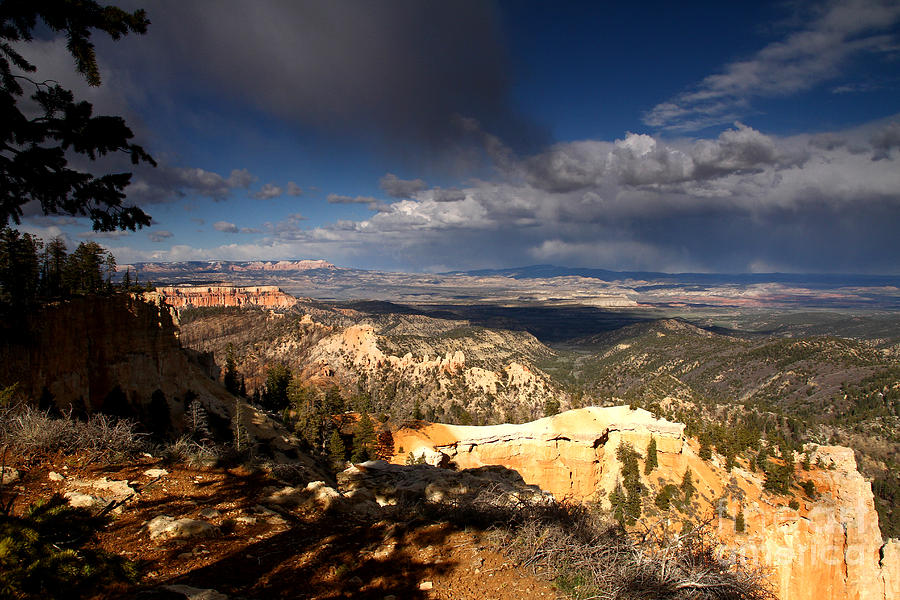 Late Afternoon Storm Clouds Bryce Canyon Photograph by Butch Lombardi