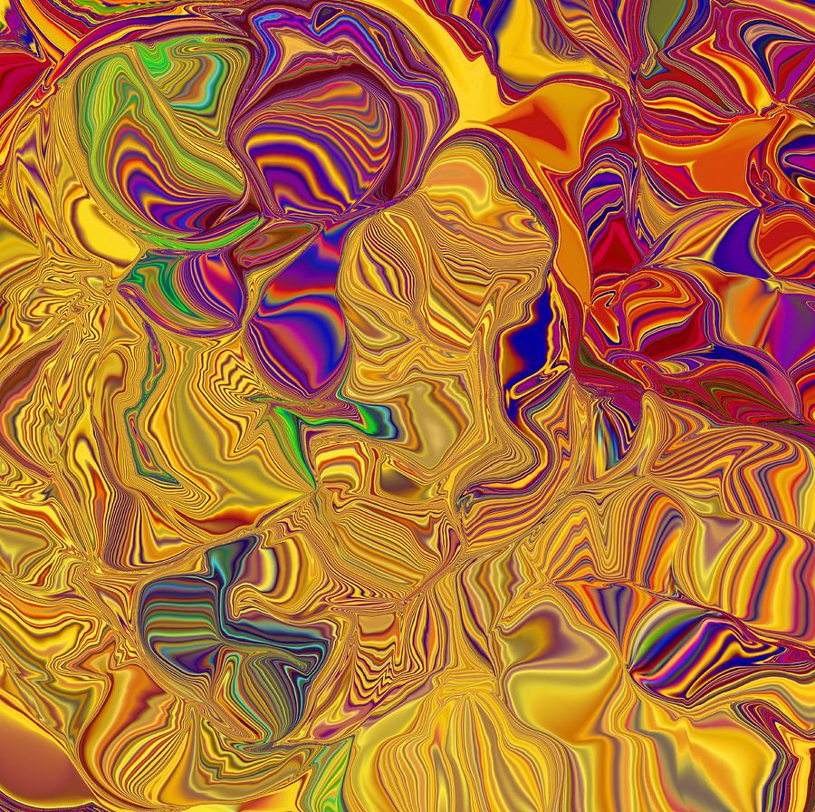 Abstract Digital Art - Late at Night While Youre Sleeping Force of Habit Comes A Creeping 2B by Jim Williams