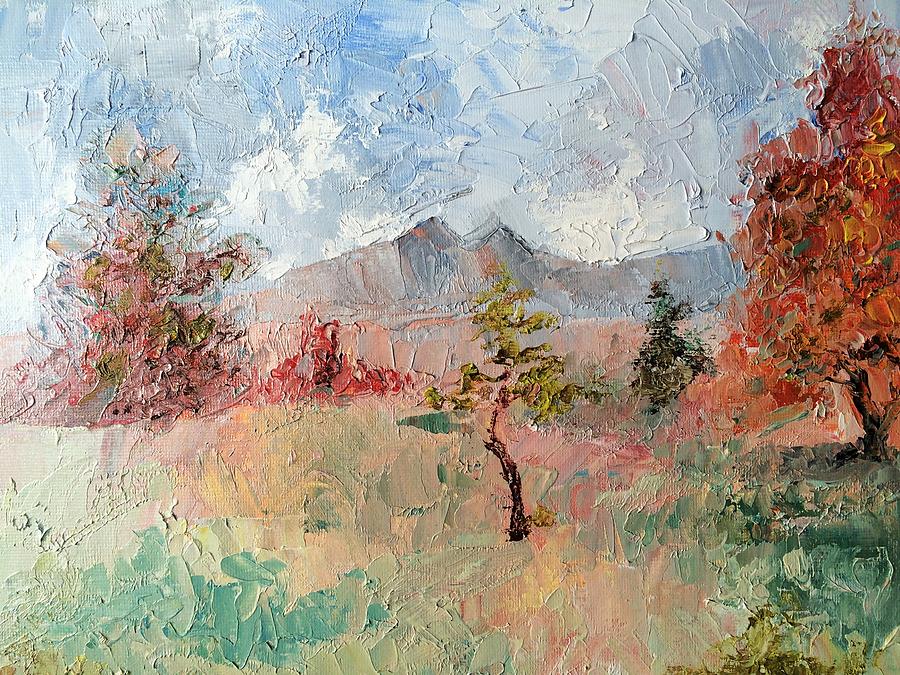 Late Autumn Landscape Painting