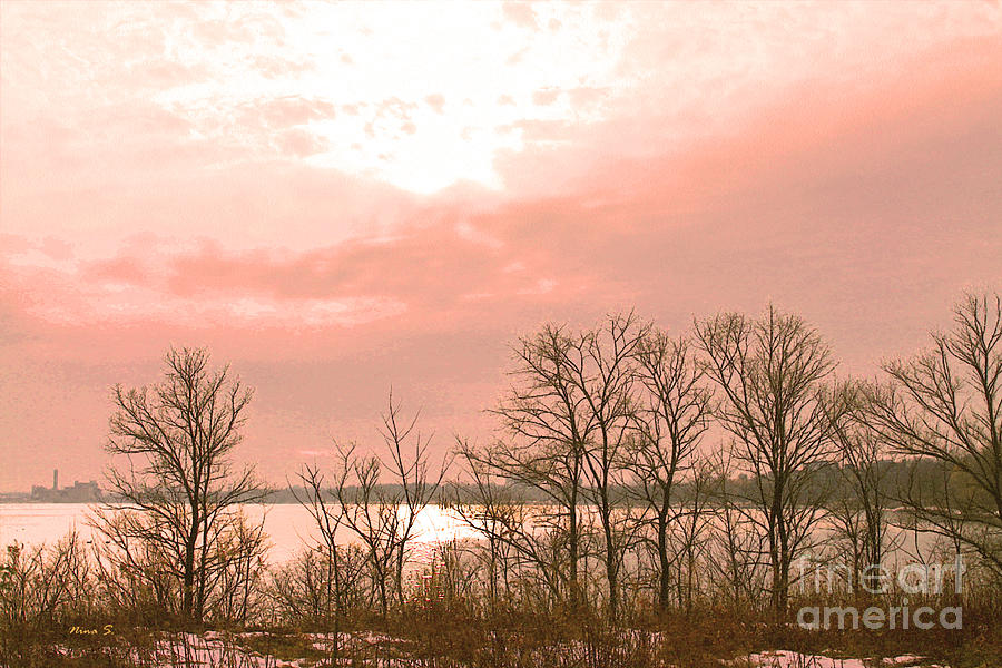 Late Day Sun on Lake Ontario Photograph by Nina Silver