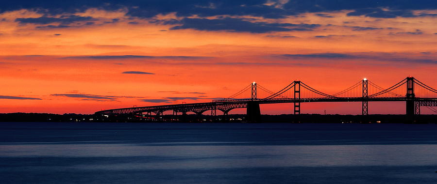 Late Evening Chesapeake Sunset 2 Photograph by Doug Edmunds - Fine Art ...