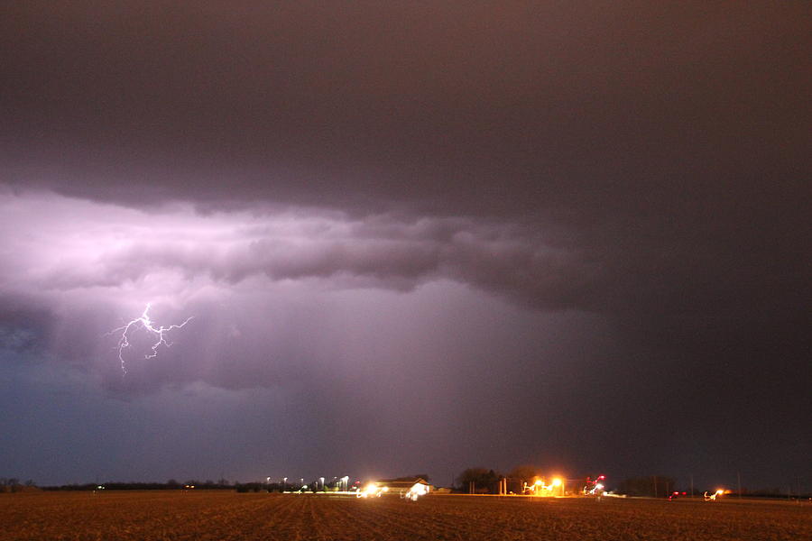Late Evening Nebraska Thunderstorm Photograph by NebraskaSC