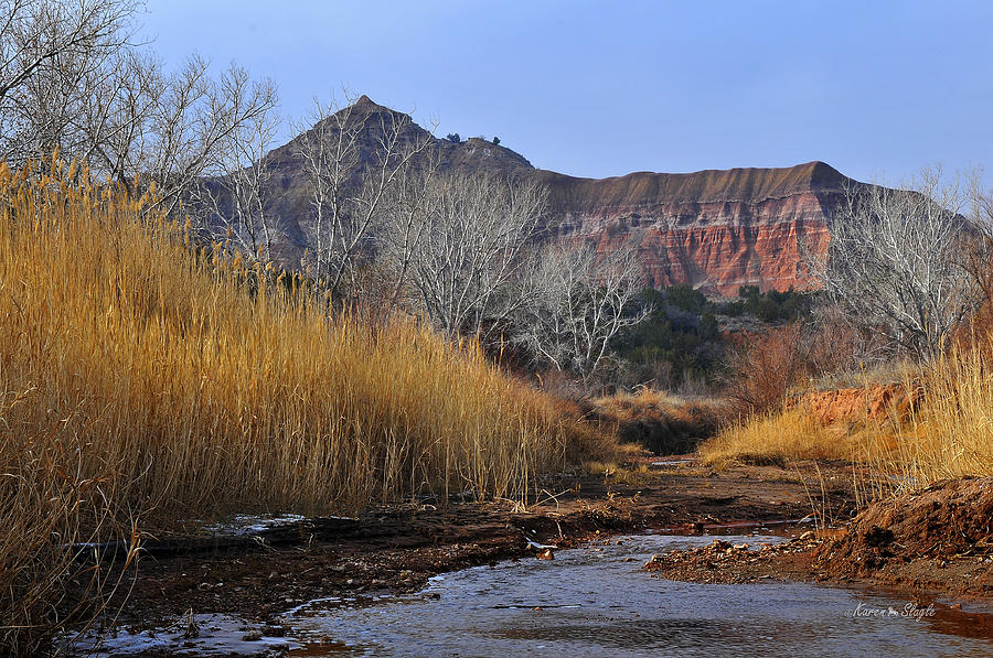 Late Fall in Palo Duro Canyon Photograph by Karen Slagle